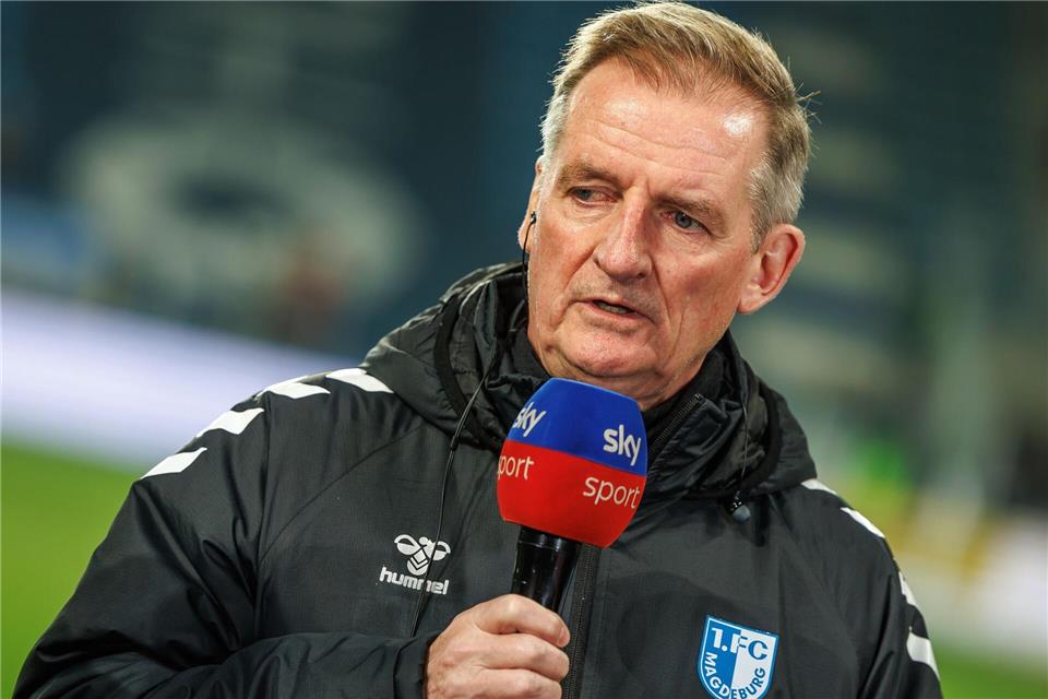 FCM-Trainer Petrik Sander freute sich über drei StürmertoreAndreas Gora/dpa