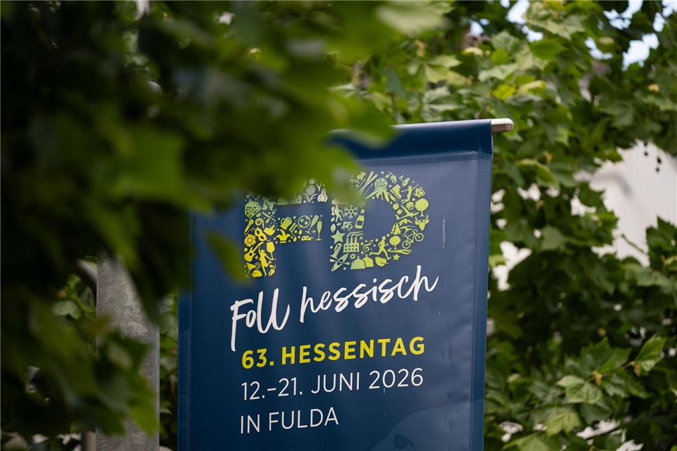 „FD - Foll hessisch“ - unter diesem Motto geht der 63. Hessentag bis 21. Juni in Fulda über die Bühne. Florian Wiegand/dpa