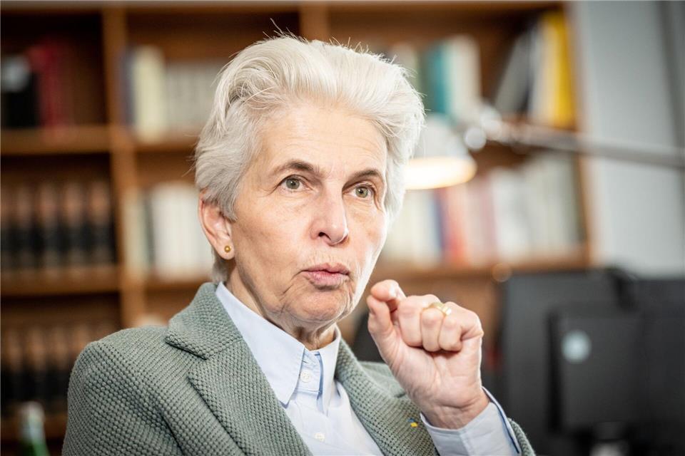 FDP-Politikerin Marie-Agnes Strack-Zimmermann würdigt Bidens Präsidentschaft. (Archivbild)Michael Kappeler/dpa