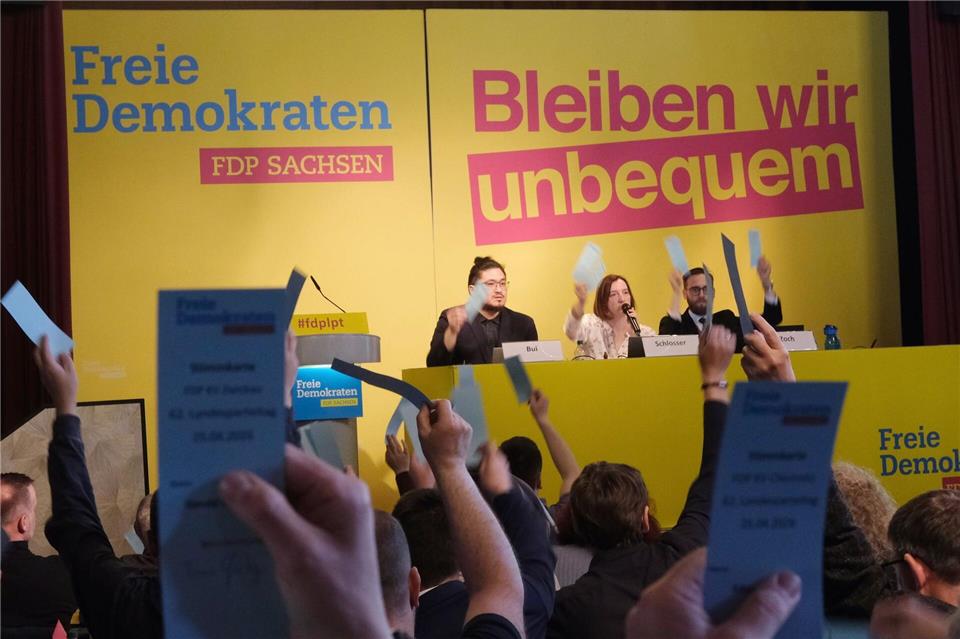FDP Sachsen fordert radikalen Umbau bei Steuern und Abgaben.Sebastian Willnow/dpa