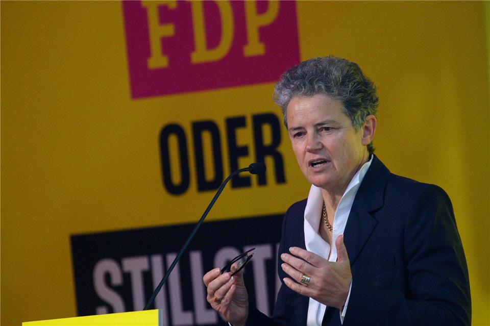 FDP-Spitzenkandidatin Lydia Hüskens will mit den Liberalen wieder in den Landtag einziehen.Klaus-Dietmar Gabbert/dpa