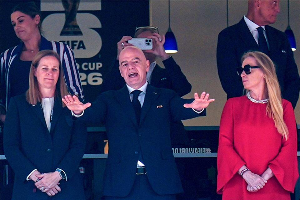 FIFA-Präsident Gianni Infantino steht massiv in der Kritik. Manu Fernandez/AP/dpa