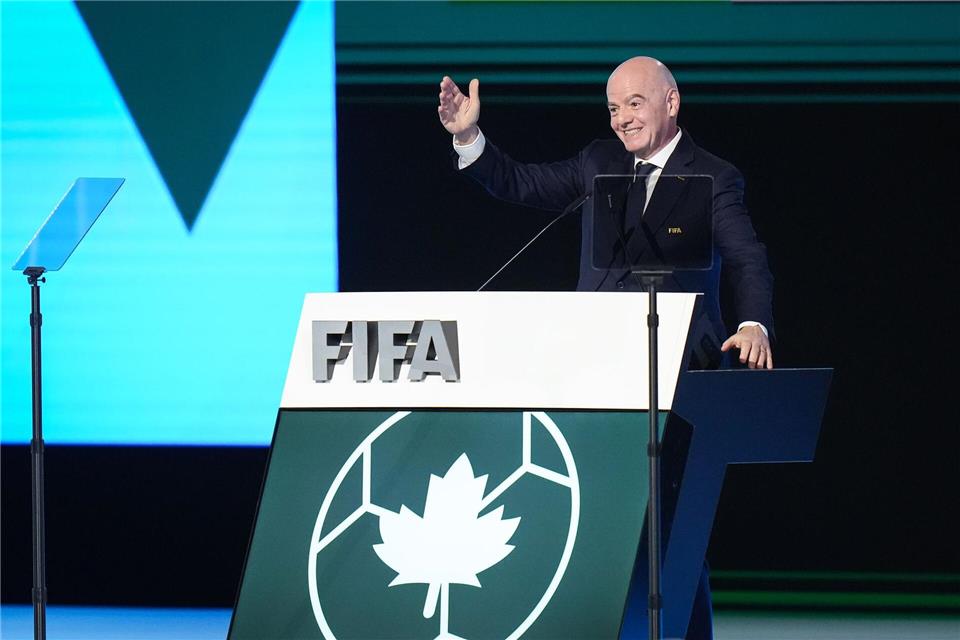 FIFA-Präsident Infantino will vier weitere Jahre im Amt bleiben. Darryl Dyck/The Canadian Press/AP/dpa