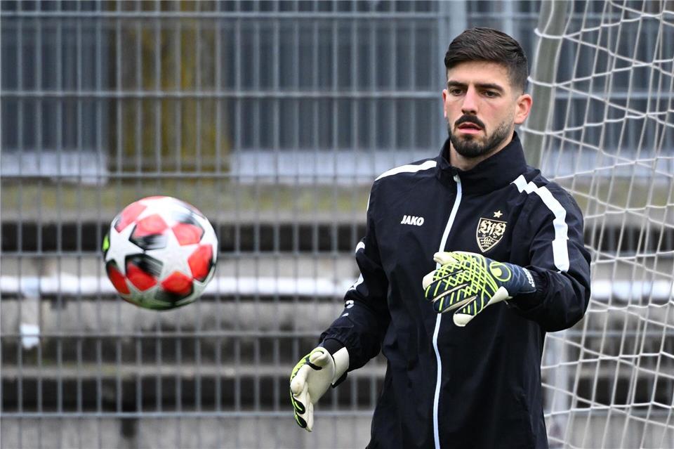 Fabian Bredlow wechselte 2019 vom 1. FC Nürnberg zum VfB Stuttgart.Marijan Murat/dpa