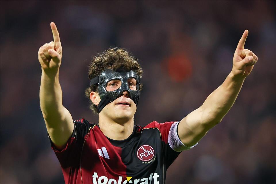 Fabio Gruber verlässt den 1. FC Nürnberg. (Archivbild)Daniel Karmann/dpa