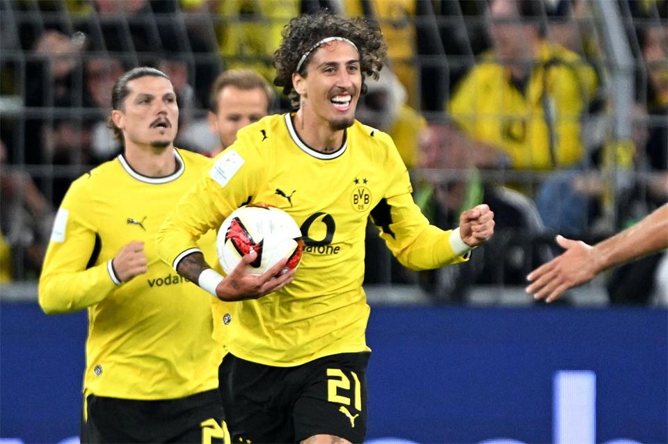 Fabio Silva bleibt in der Sturm-Rangordnung des BVB weiter hinter Serhou Guirassy. (Archivbild)Federico Gambarini/dpa