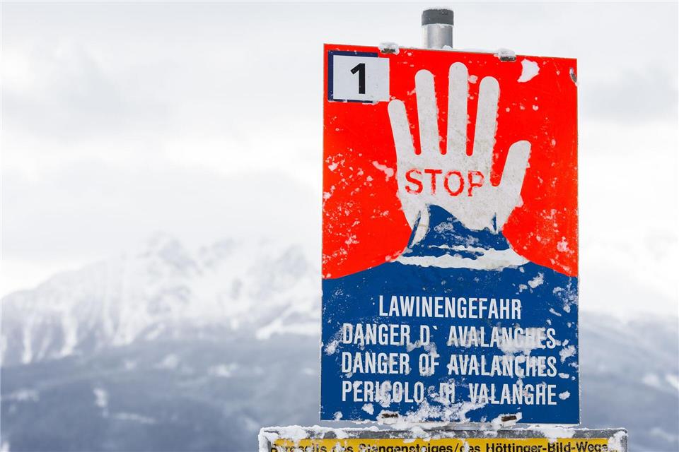 Fachleute warnen vor großen Lawinen. (Archivbild)Jakob Gruber/APA/dpa