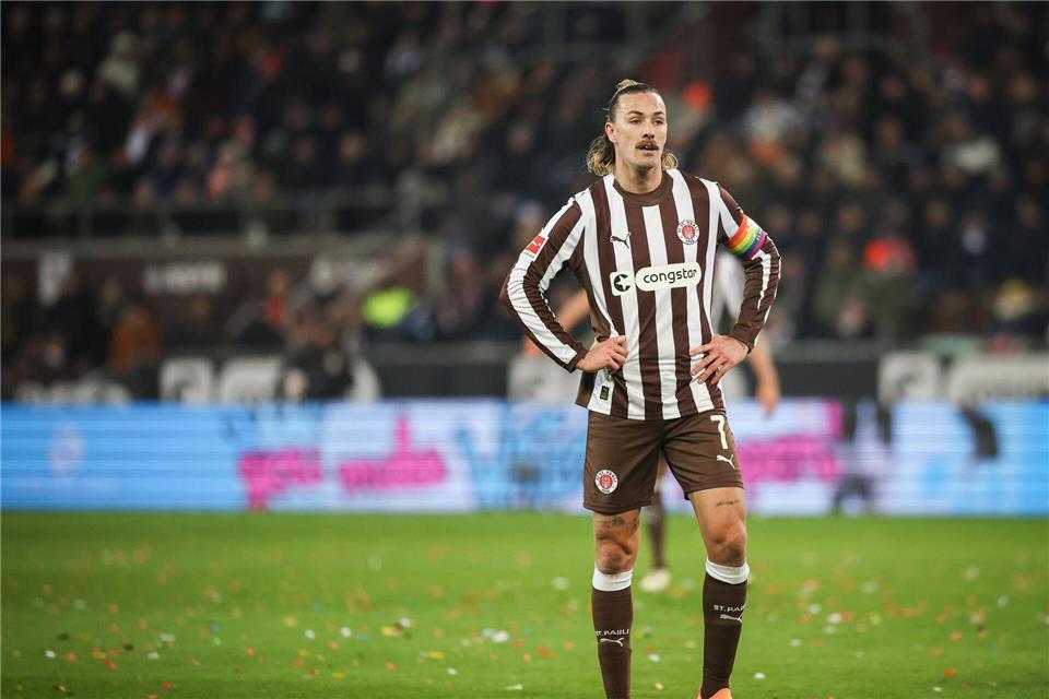 Fällt erneut aus: St.-Pauli-Kapitän Jackson Irvine.Christian Charisius/dpa