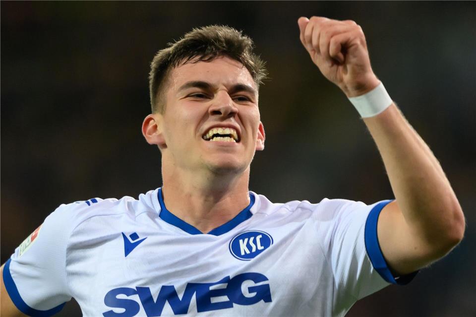 Fällt für den Rest der Saison aus: Karlsruhes Marcel Beifus. (Archivbild)Robert Michael/dpa