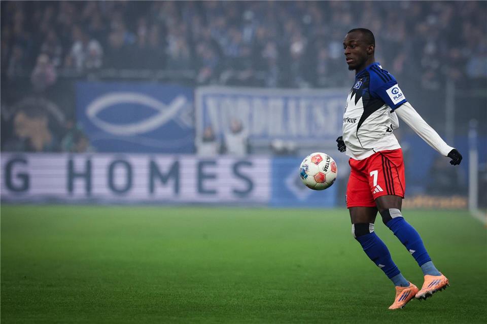 Fällt gegen Frankfurt aus: Jean-Luc Dompe vom Hamburger SV. (Archiv)Christian Charisius/dpa