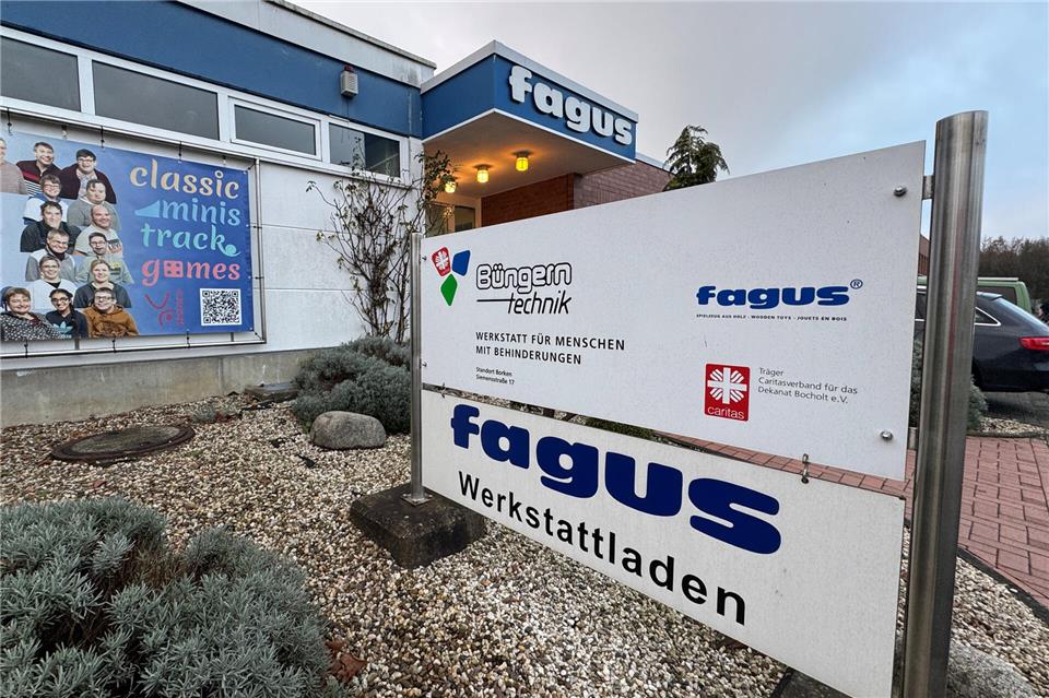 Fagus gehört zu den Borkener Einrichtungen der Bocholter Caritas. Der Betrieb läuft hier wie gehabt weiter.
