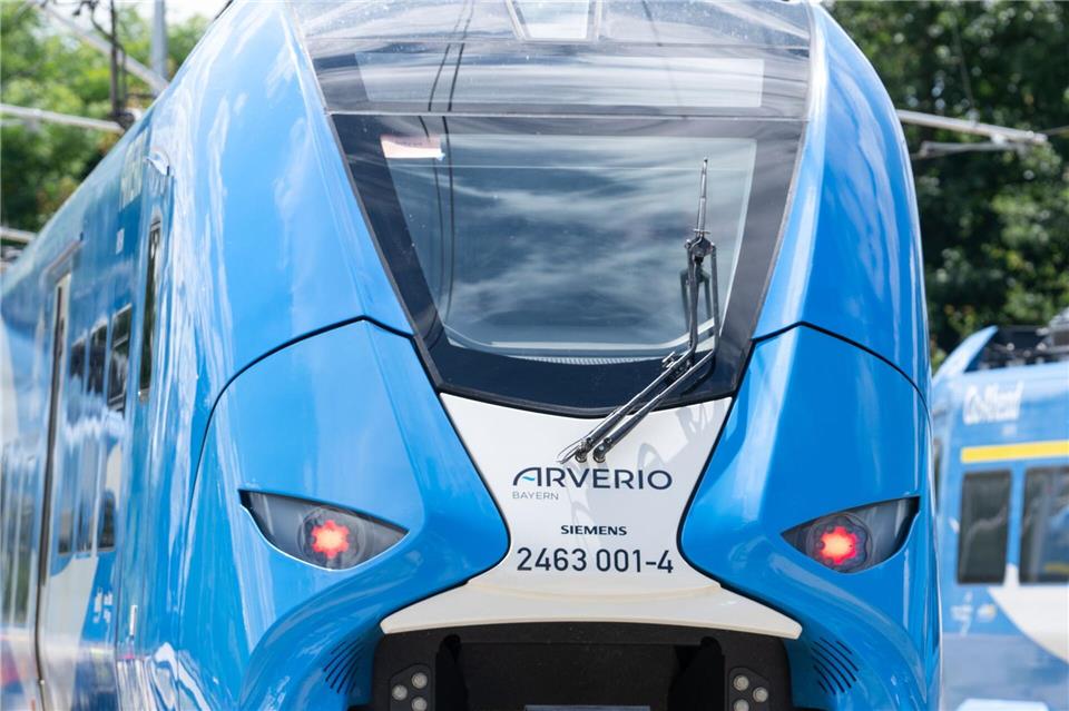 Fahrgäste der Linie RE96 müssen auf Busse umsteigen. (Archivbild)Stefan Puchner/dpa