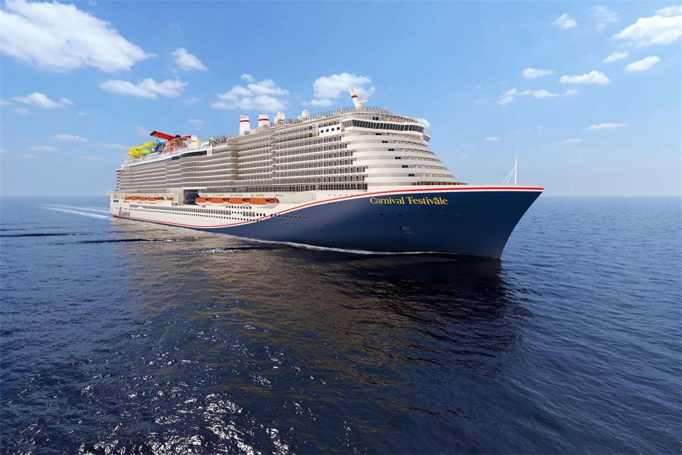 Familien im Fokus: Die „Carnival Festivale“ sticht im Mai in See.Carnival Cruises/dpa-tmn