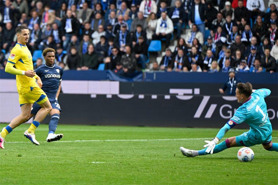 Farid Alfa-Ruprecht erzielte in der vergangenen Saison einen Treffer gegen Eintracht Braunschweig. (Archivbild)Ulrich Hufnagel/dpa