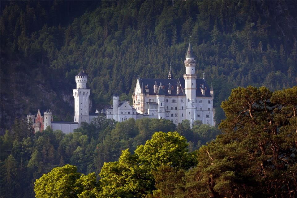 Fast 1,1 Millionen Menschen haben Schloss Neuschwanstein 2025 besucht. (Archivbild)Karl-Josef Hildenbrand/dpa