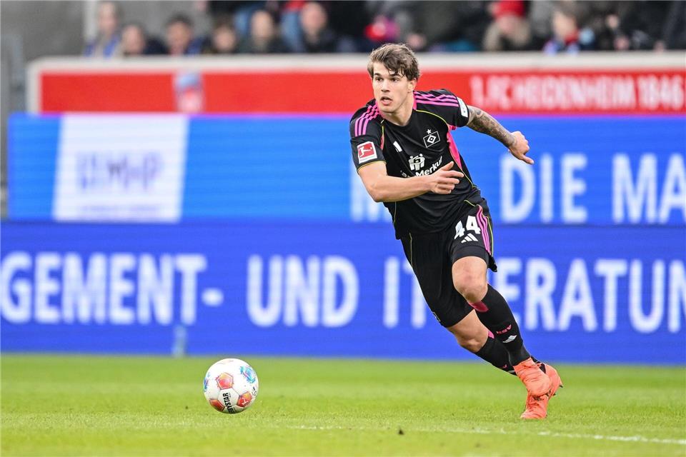 Fehlt am Samstag erneut: Abwehrspieler Luka Vuskovic. (Archivbild)Harry Langer/dpa