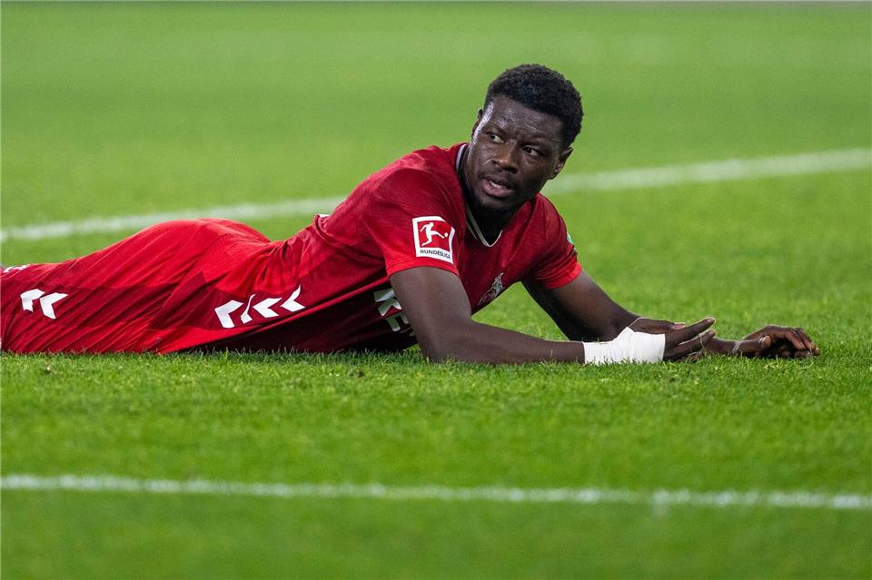 Fehlt in Bremen: Kölns Ragnar Ache. (Archivfoto) David Inderlied/dpa