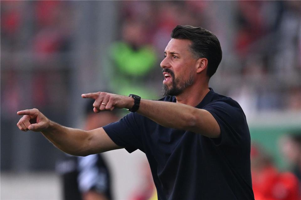 Feiert am Samstag seine Heimpremiere als Augsburg-Trainer: Sandro Wagner. (Archivbild)Hendrik Schmidt/dpa