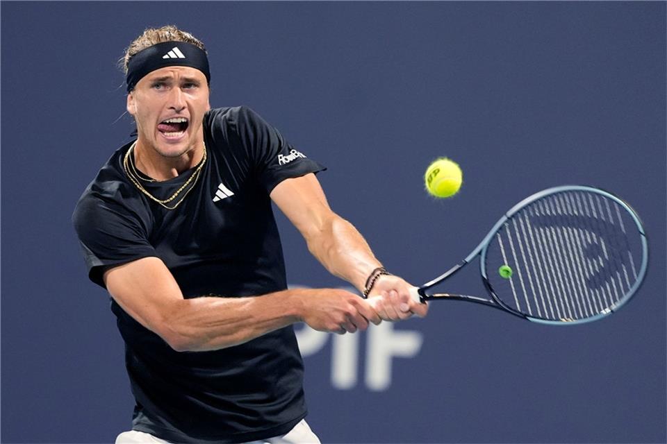 Feierte in Florida einen Auftaktsieg: Alexander Zverev.