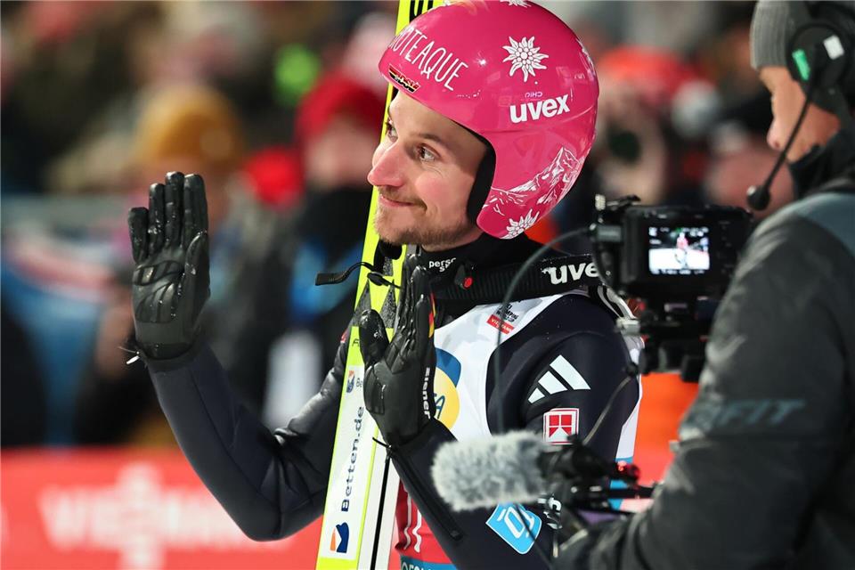 Felix Hoffmann muss wegen einer Kniereizung eine Wettkampfpause einlegen. (Archivbild)Daniel Karmann/dpa