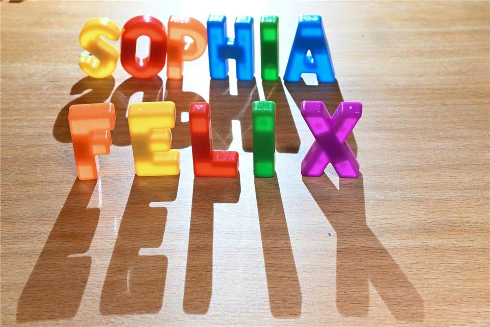 Felix und Sophia waren 2025 in Bayern offenbar die beliebtesten Namen für Neugeborene.Bernd Weißbrod/dpa