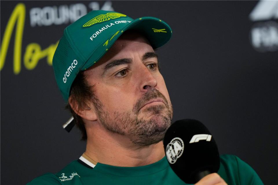 Fernando Alonso macht sich Gedanken über sein Karriereende.Luca Bruno/AP/dpa