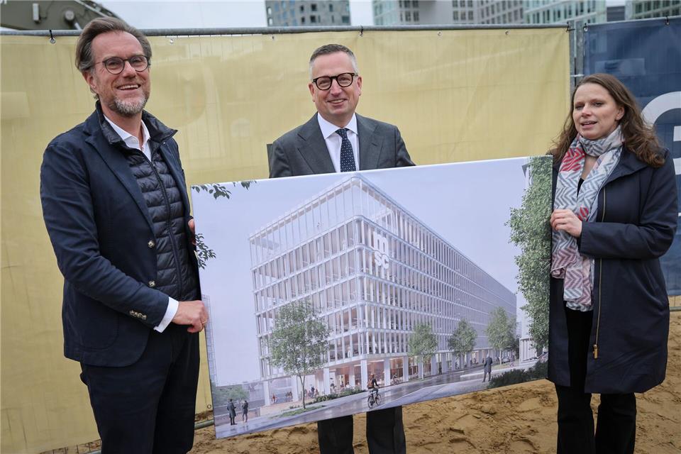 Fertiggestellt soll das neue Gebäude im letzten Quartal 2028.Christian Charisius/dpa