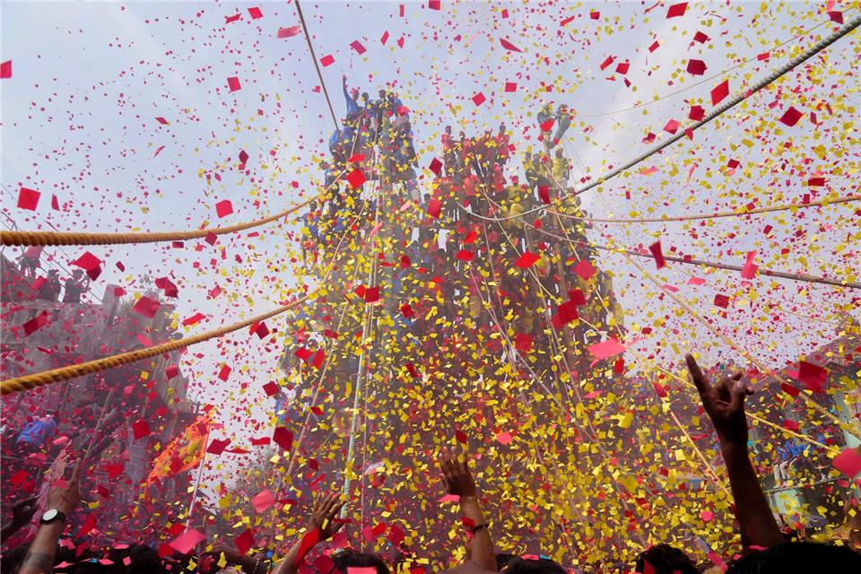 Fest zu Ehren der Göttin Raiba Devi in IndienRafiq Maqbool/AP/dpa