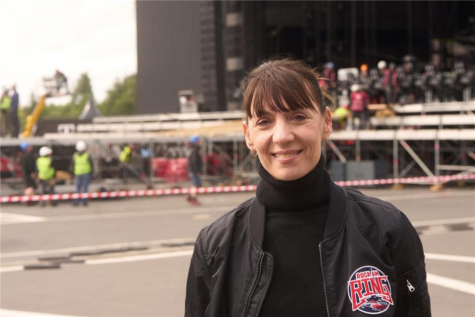 Festivaldirektorin Jana Post: Rock am Ring 2026 steht in den Startlöchern. Thomas Frey/dpa