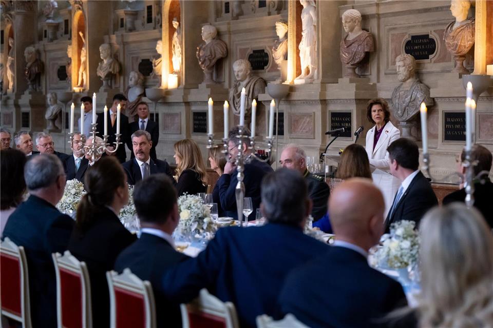 Festliches Mittagessen in der Münchner Residenz.Sven Hoppe/dpa