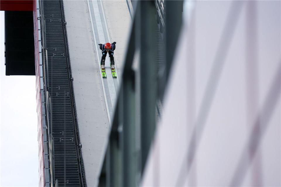 Fiel zurück: Karl Geiger.Karl-Josef Hildenbrand/dpa
