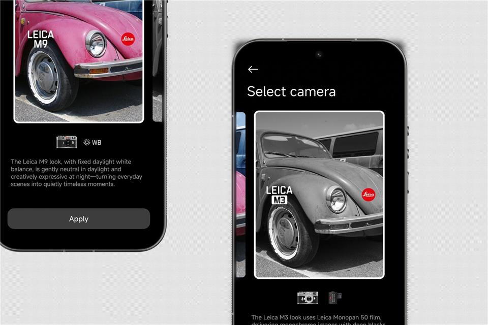 Filter ahoi: Das Leica Leitzphone kann unter anderem die legendären Kameras M3 und M9 simulieren.Leica/dpa-tmn