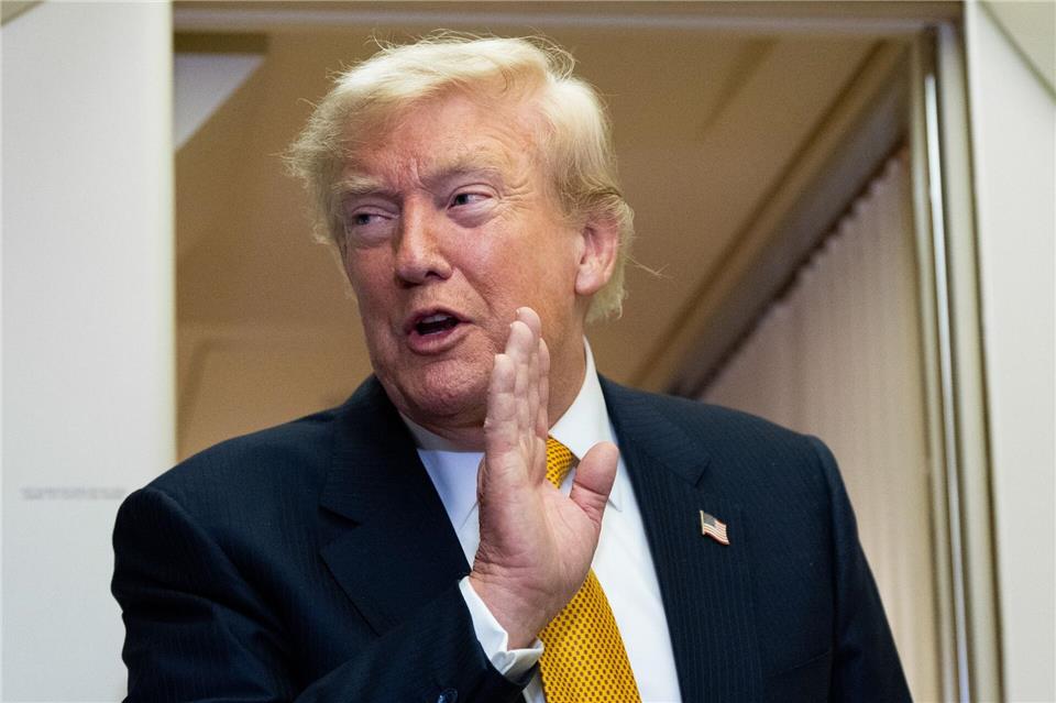 Findet Harry Kane großartig: US-Präsident Donald Trump. Alex Brandon/AP photo/dpa
