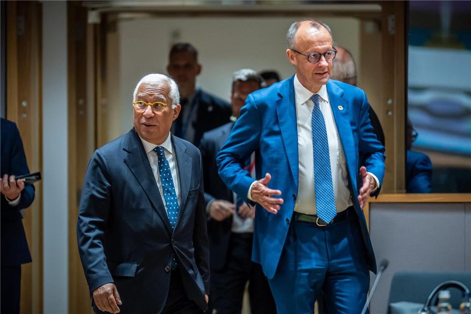 Findet den derzeit diskutierten Vorschlag für den neuen EU-Haushalt deutlich zu hoch: Bundeskanzler Friedrich Merz.Michael Kappeler/dpa