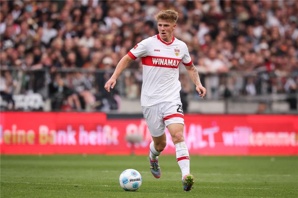 Finn Jeltsch vom VfB Stuttgart verpasst die EM.Christian Charisius/dpa