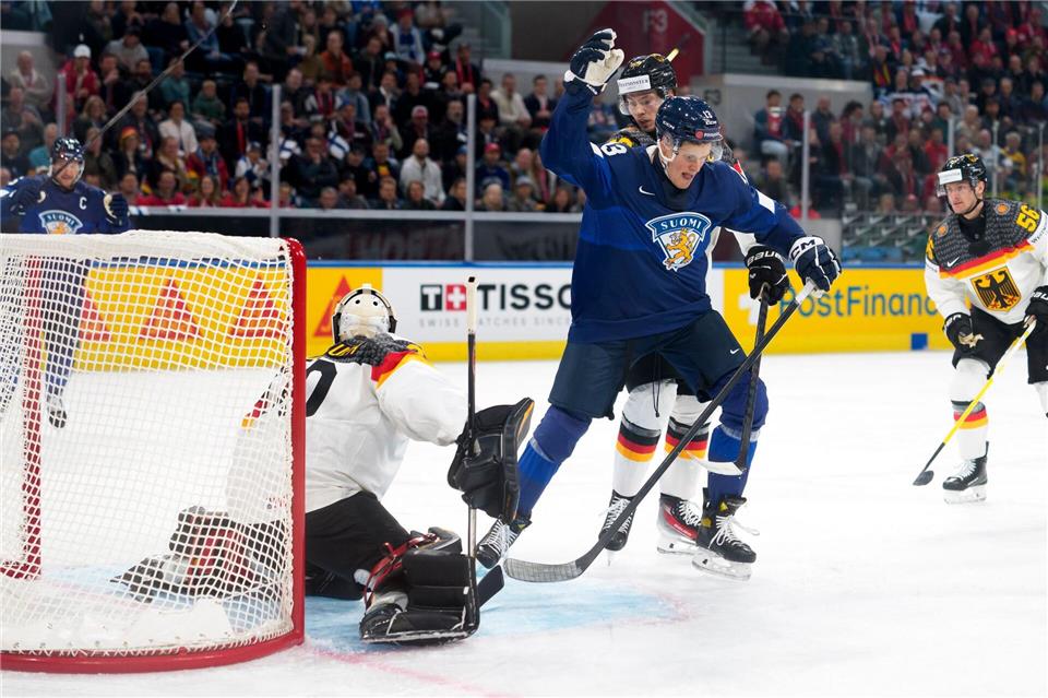 Finnland war zum WM-Auftakt für das deutsche Team zu abgezocktClaudio Thoma/KEYSTONE/dpa