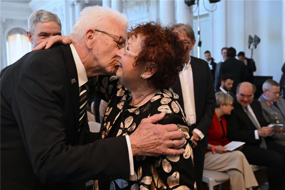 Firstlady Gerlinde Kretschmann dürfte ihren Mann jetzt wieder etwas häufiger sehen.Marijan Murat/dpa