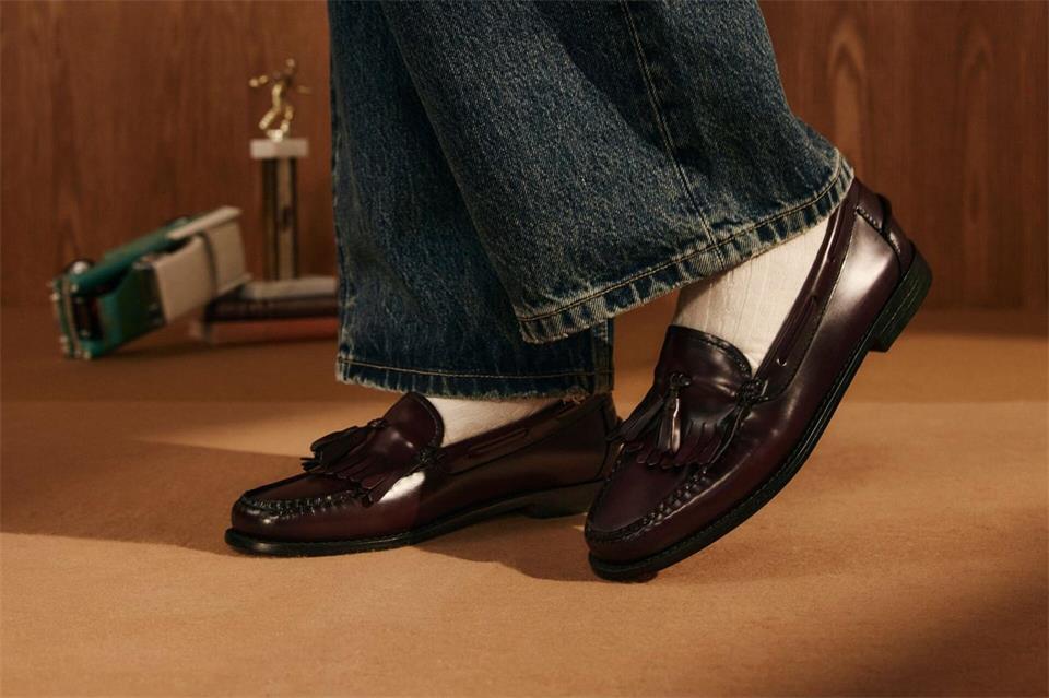 Flache Trendschuhe für den Herbst: Loafer machen sich gut zu Jeans. Hier zu sehen an einem Modell von G.H. Bass (Loafer ca. 220 Euro).G.H.Bass/dpa-tmn