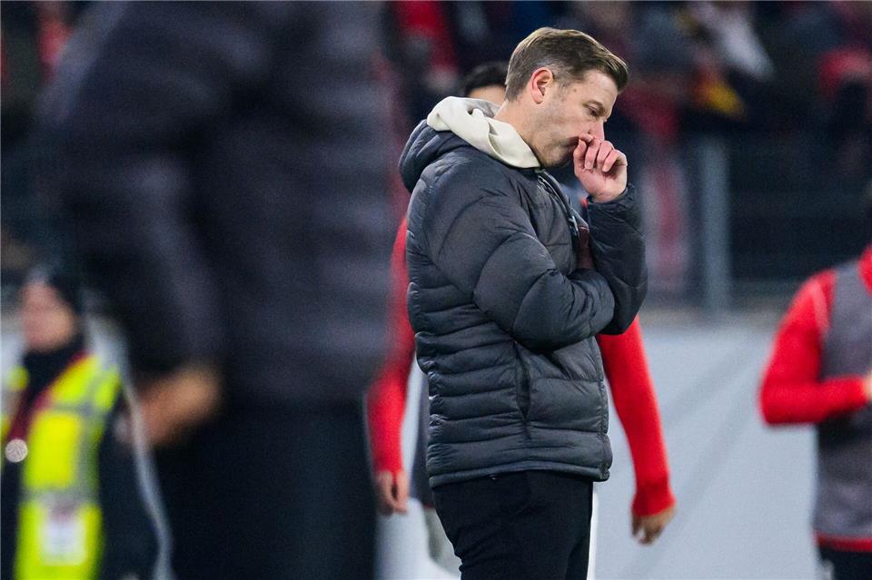 Florian Kohfeldt musste mit dem SV Darmstadt 98 das Pokal-Aus in Freiburg hinnehmen.Tom Weller/dpa
