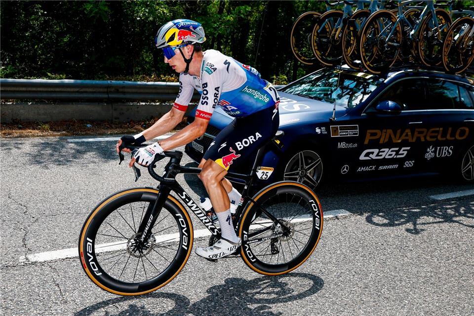 Florian Lipowitz kann die Tour de France nicht mehr fortsetzen.Roth / Sca | Roth/dpa