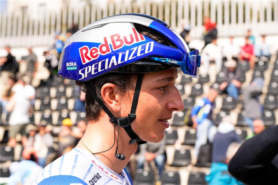 Florian Lipowitz überzeugt bei der Katalonien-Rundfahrt. (Archivbild)Nicolás Carvalho Ochoa/dpa