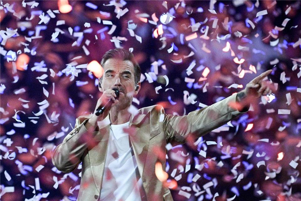 Florian Silbereisen in Berlin bei den „Schlagerchampions“ am 10. Januar. (Archivbild)Jens Kalaene/dpa