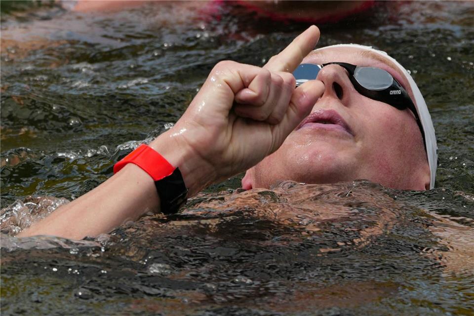 Florian Wellbrock war der überragende Schwimmer in der Seine. (Archivbild)Dimitar Dilkoff/AFP/dpa