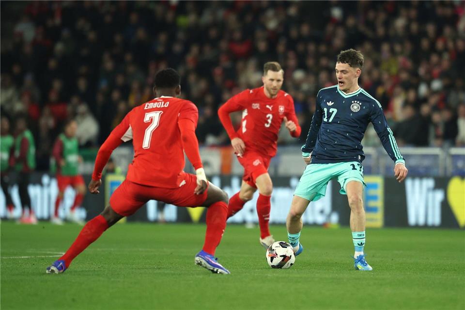 Florian Wirtz war der Dirigent des deutschen Spiels. Er steuerte zwei Tore und zwei Vorlagen bei.Christian Charisius/dpa