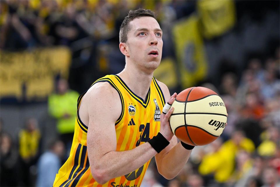 Flügelspieler Justin Bean war bester Alba-Schütze gegen Bamberg (Archivbild)Sven Hoppe/dpa