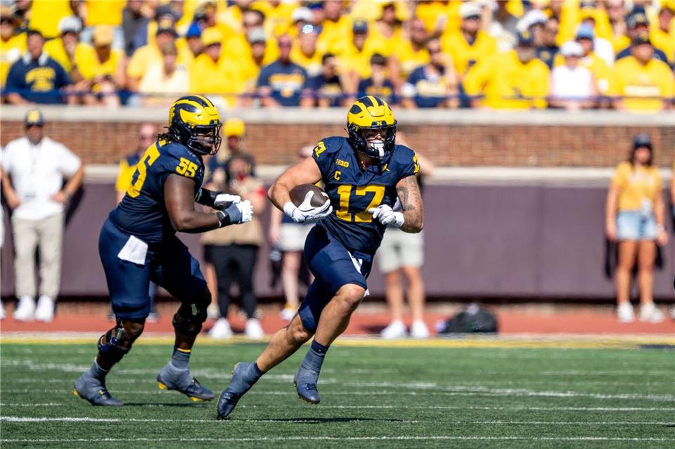 Football-Talent Marlin Klein träumt von einer Karriere in der NFL.-/U-M Photography/dpa