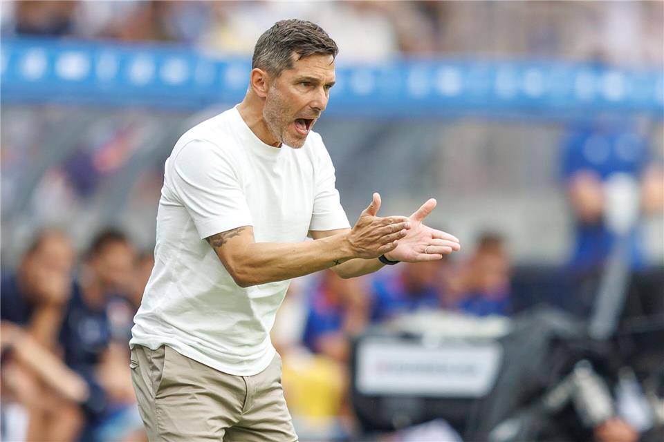 Fordert eine andere Leistung: Hertha-Coach Stefan Leitl. Andreas Gora/dpa