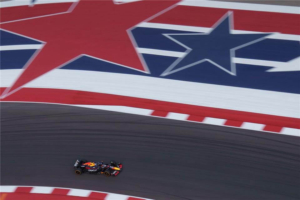 Formel 1 in Texas bedeutet auch viel US-Pathos. Nick Didlick/AP/dpa