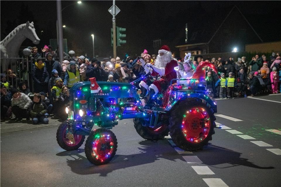 In Borken soll es wieder eine Lichterfahrt geben Foto von 2022.