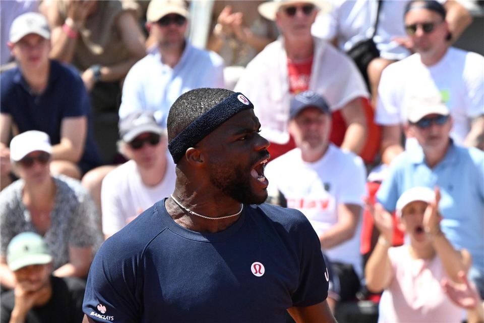 Frances Tiafoe hatte bei den French Open ein spezielles Problem.Emma Da Silva/AP/dpa